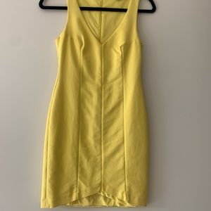 Yellow Bodycon dress